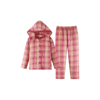 ZumashL Pajama Set Women's Yangmei Red Plaid