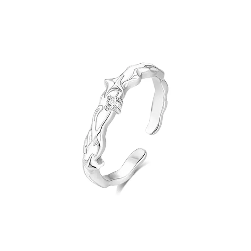 BLANK IN BLANK Sterling Silver Rings Unisex Snake Year Box-10