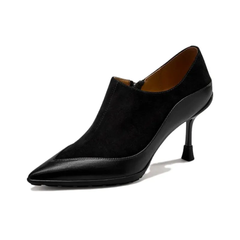 ELLE High Heels Women's Black/Brown-1