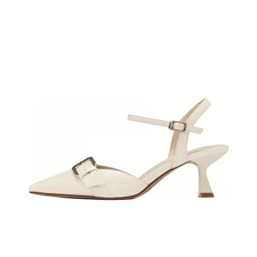 AOKANG Cone Heel High Heels 5.5cm Women's Beige