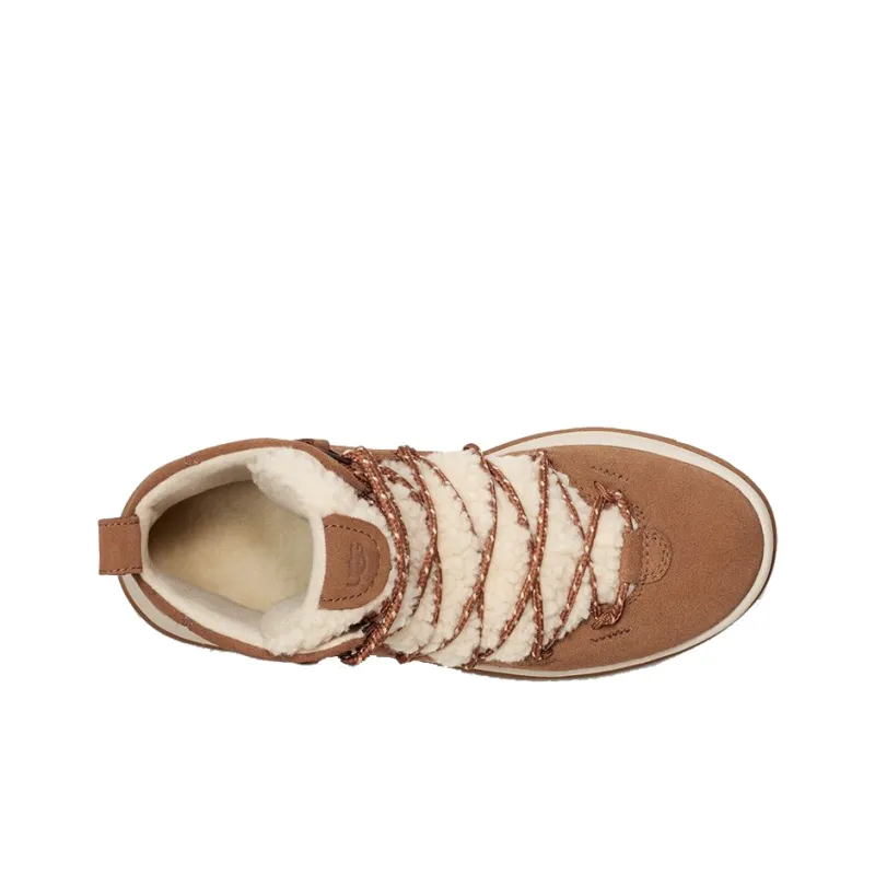 UGG Lakesider Heritage Mid Short Snow Boots Women's Chestnut-3