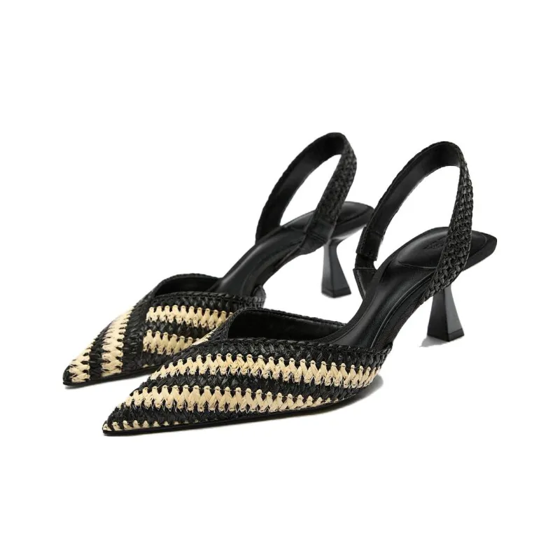 ZARA Slim Heel High Heels 5cm Women's Multicolor-1