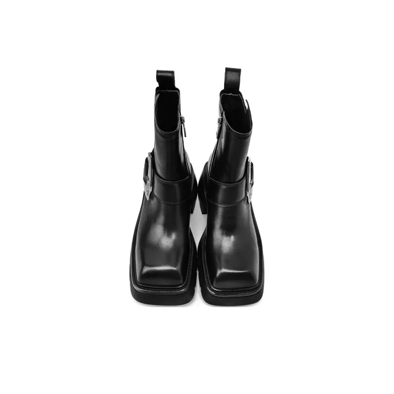 KMD Ankle Boots 7cm Women's Black-3