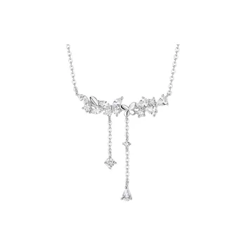 KADER 925 Sterling Silver Necklaces Women's Silver