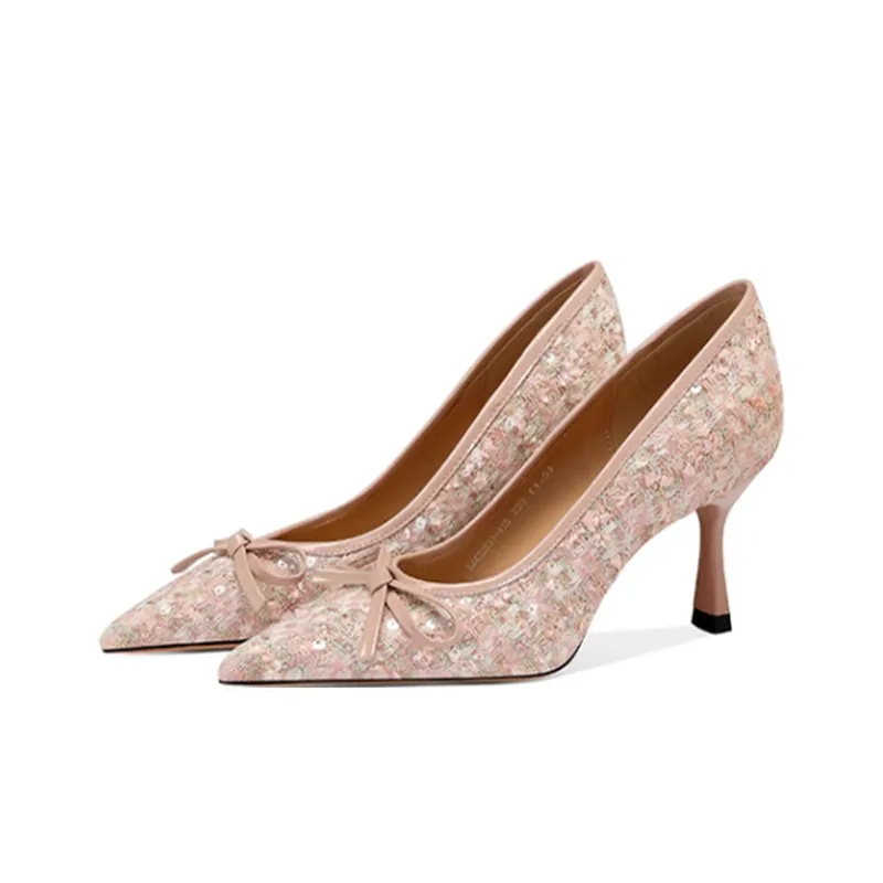 JESSICA SOPHIA Slim Heel High Heels 6.5cm Women's-4