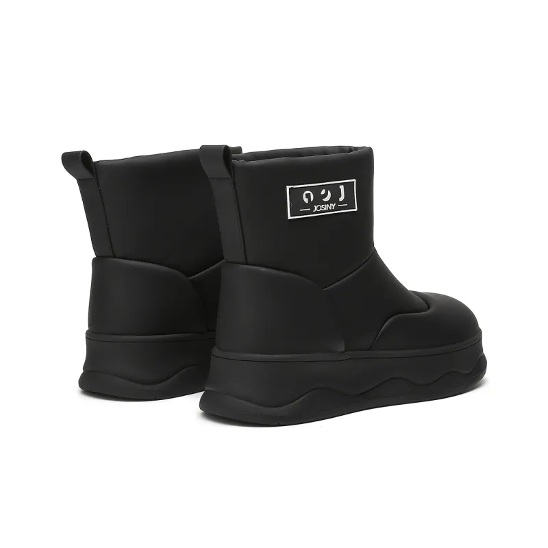 JOSINY Snow Boots Women's White/Black-3
