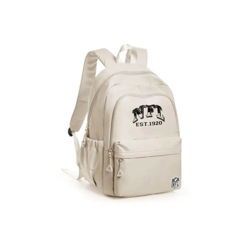 NFL Fabric Laptop Backpack Regular Unisex Ecru-1