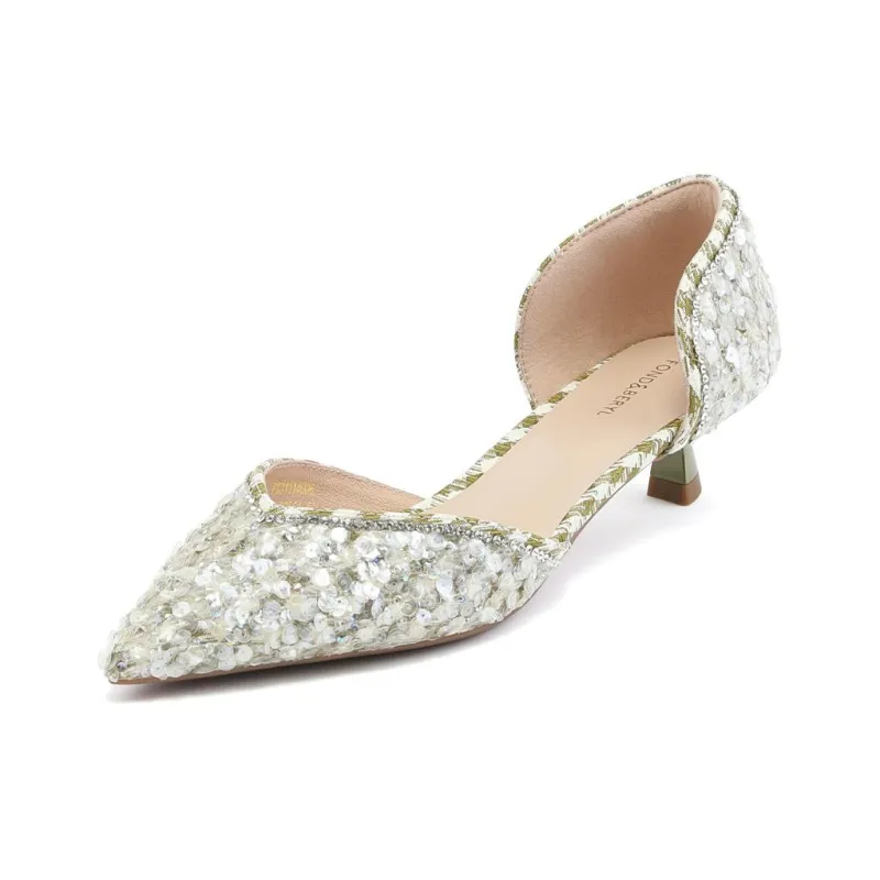 FOND&BERYL Chunky Heel High Heels 4cm Women's-3