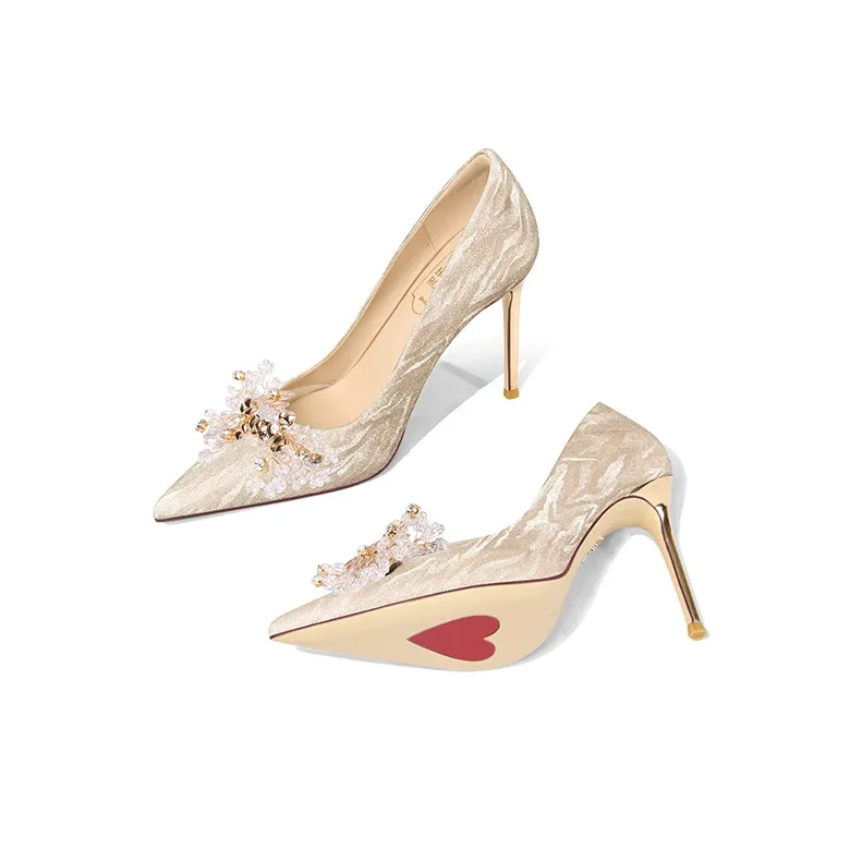 Holy Rose Slim Heel High Heels Women's-2