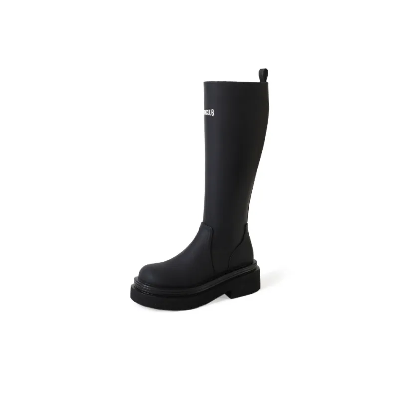Wonderful Couple Knee-high Boots 6cm Women's-7