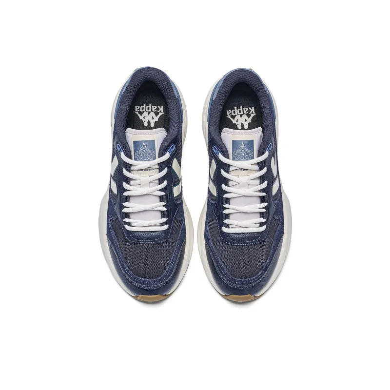 Kappa Anti Slip Wear Resistant Low Top Casual Running Shoes Unisex Blue White-3