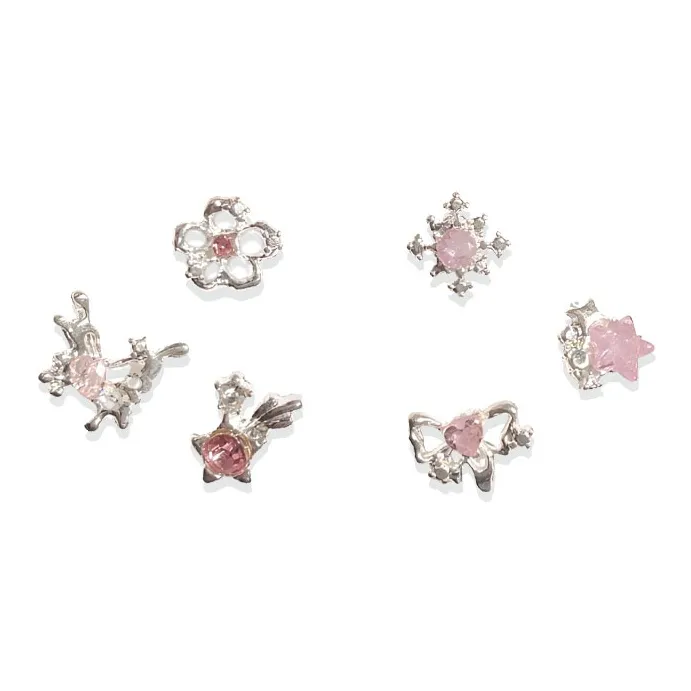 COPI Alloy Zircon Stud Earrings Unisex-4