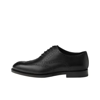 HERMES Kurt Dress Shoes Men's Black