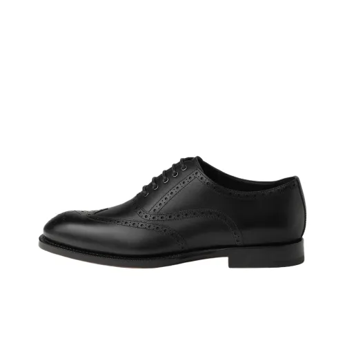 HERMES Kurt Dress Shoes Men's Black