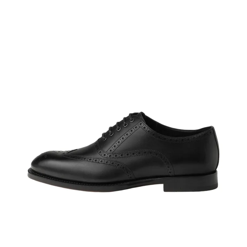 HERMES Kurt Dress Shoes Men's Black-0