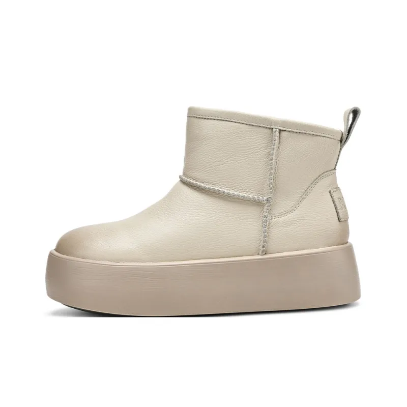 BOERDIQI Warm Slip-Resistant Short Snow Boots Women's-12