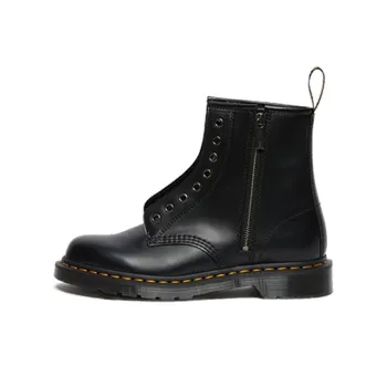 Dr.Martens 1460 Elastic Smooth Leather Lace Up Boots 'Black'