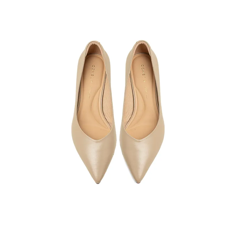 COMELY Flared Heel High Heels 4cm Women's-3
