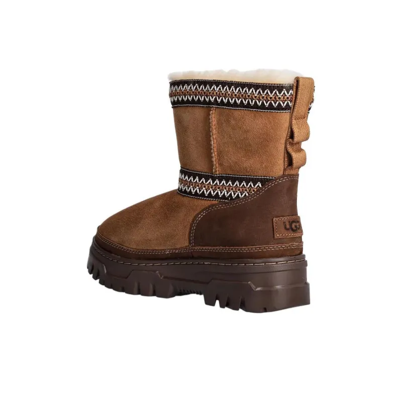 UGG Classic Mini TrailGazer Boot Chestnut Women's-3
