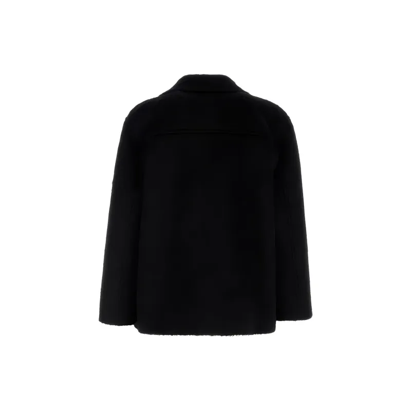 Valentino Double Breasted Long Sleeved Coat-1