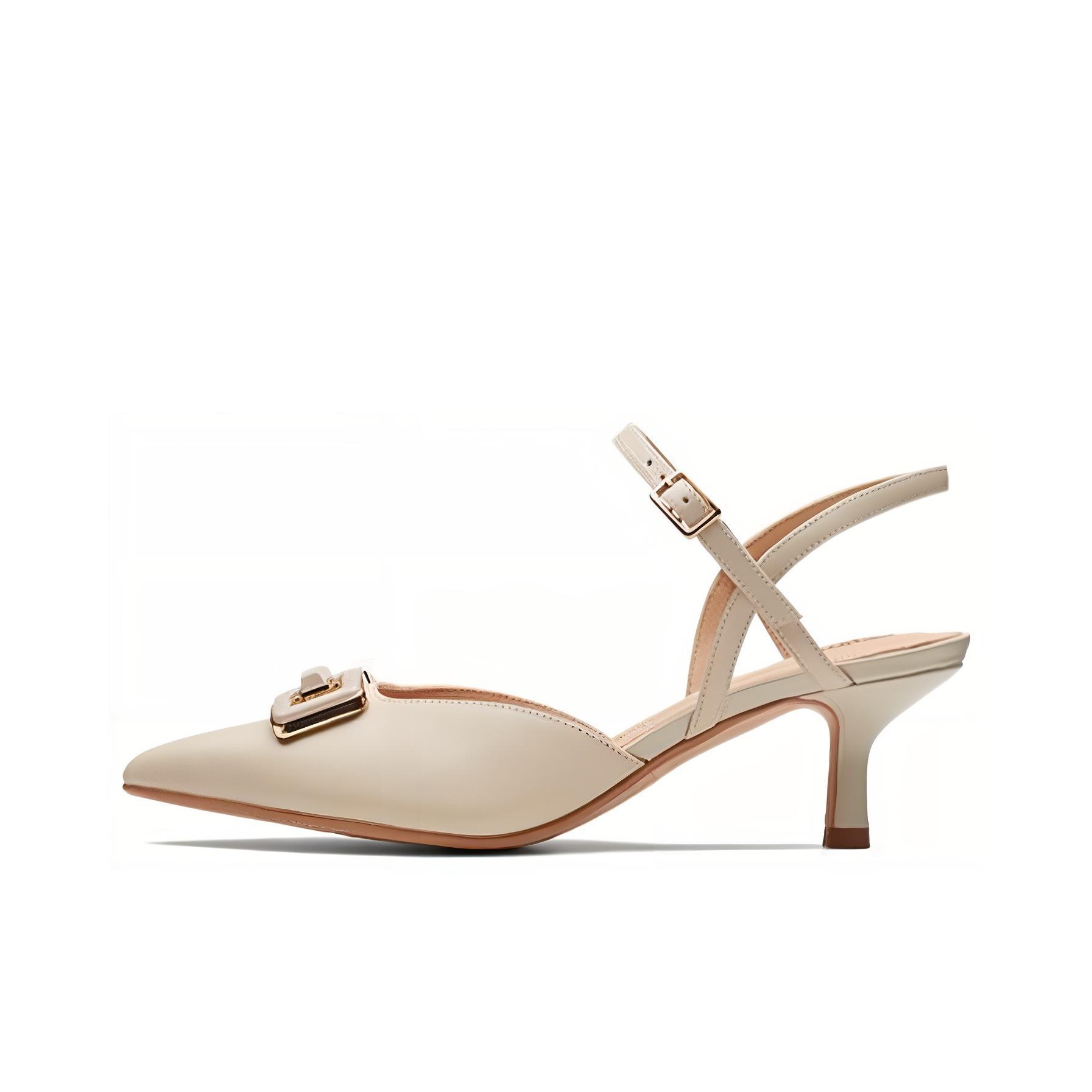 Clarks white heels discount