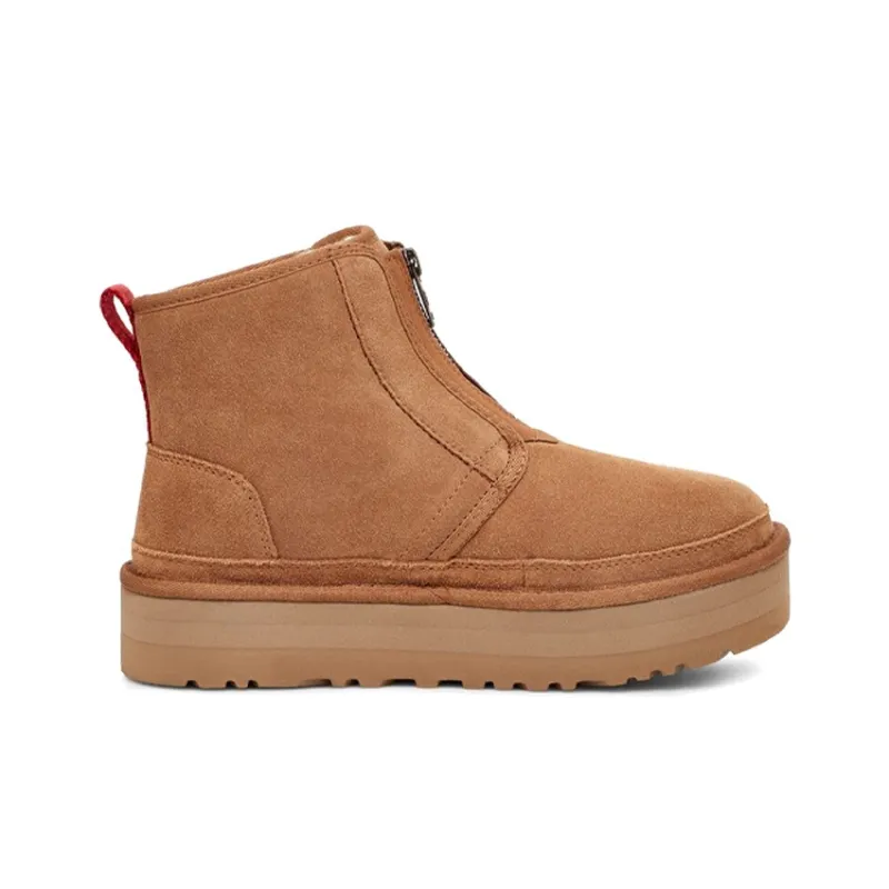 UGG Neumel Platform Zip 'Chestnut' Women's-1