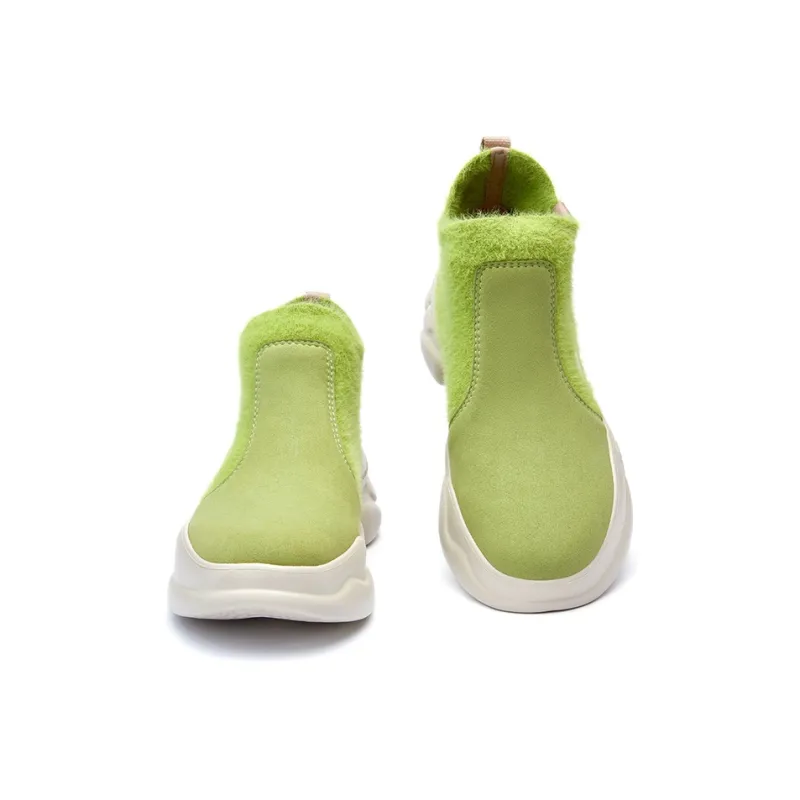 U.IN Painted Travel Shoes, Flowing Colors Longtala 7 Collection Ankle Boots Women's-10