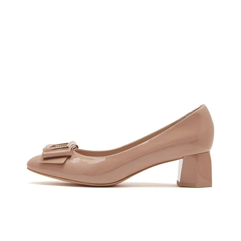 KADINA High Heels Women's Black/Burgundy/Pink-2