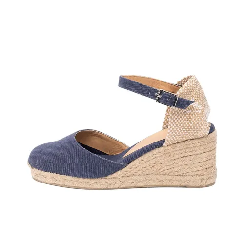 Castañer Wedge Heel High Heels 7cm Women's Blue