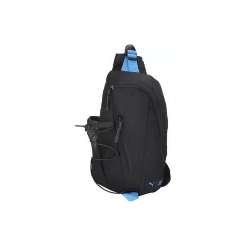 PUMA Polyester Crossbody Bags Sling Bags Regular Men's Black