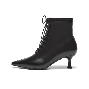 Joypeace Ankle Boots Women's Burgundy