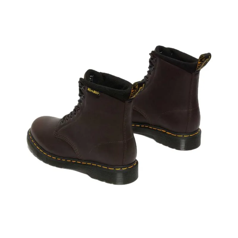 Dr.Martens 1460 Pascal Warmwair Leather Lace Up Boots 'Dark Brown'-4