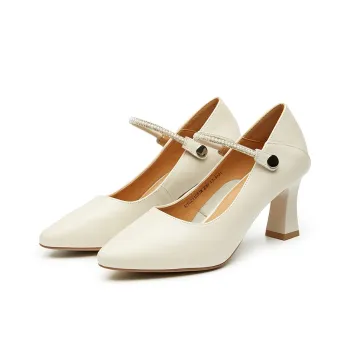 AOKANG Chunky Heel High Heels 6.5cm Women's