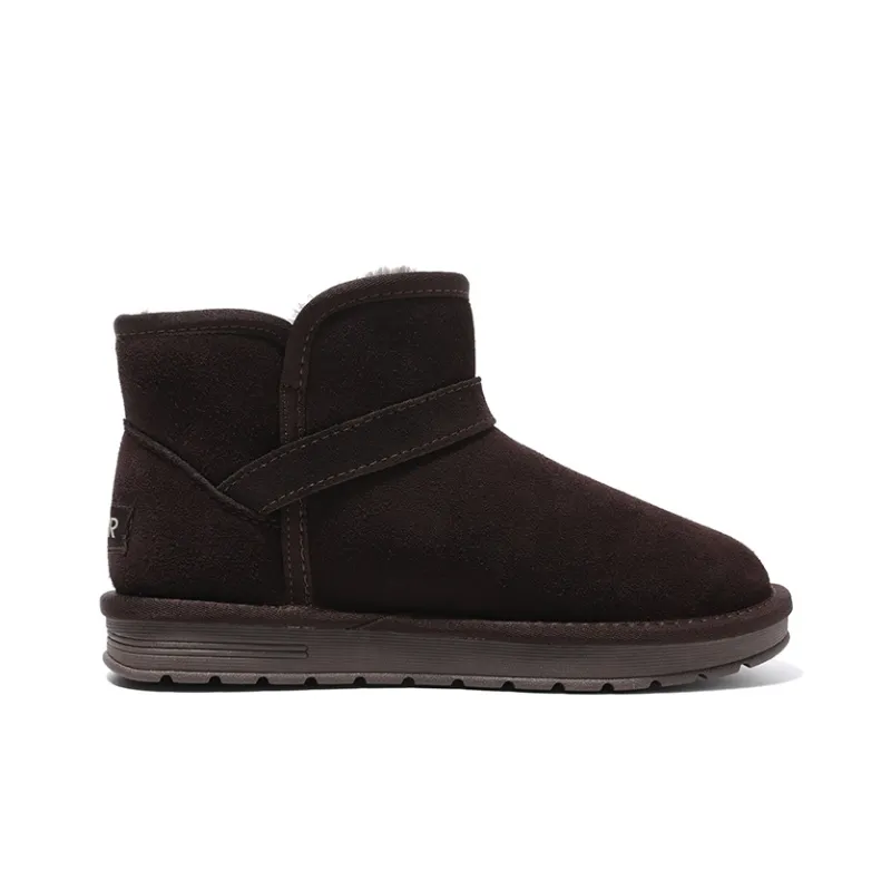 ZHR Snow Boots Women's Light Gray/Khaki/Coffee/Black-8