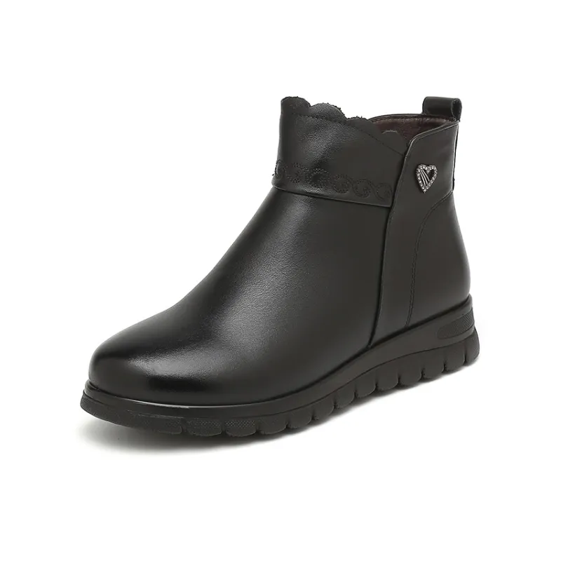 Rich Birds Ankle Boots 3.5CM Women's Black-1