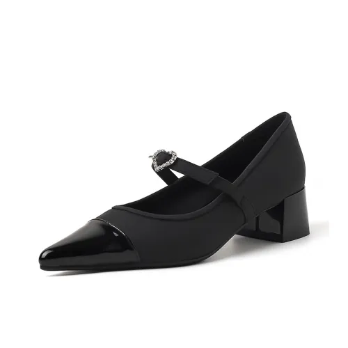Ruby L Chunky Heel High Heels 4cm Women's