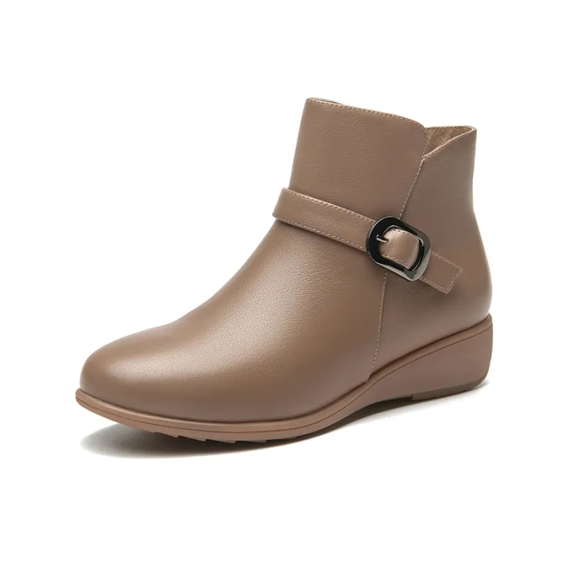 DG Ankle Boots Women's Black/Khaki-3