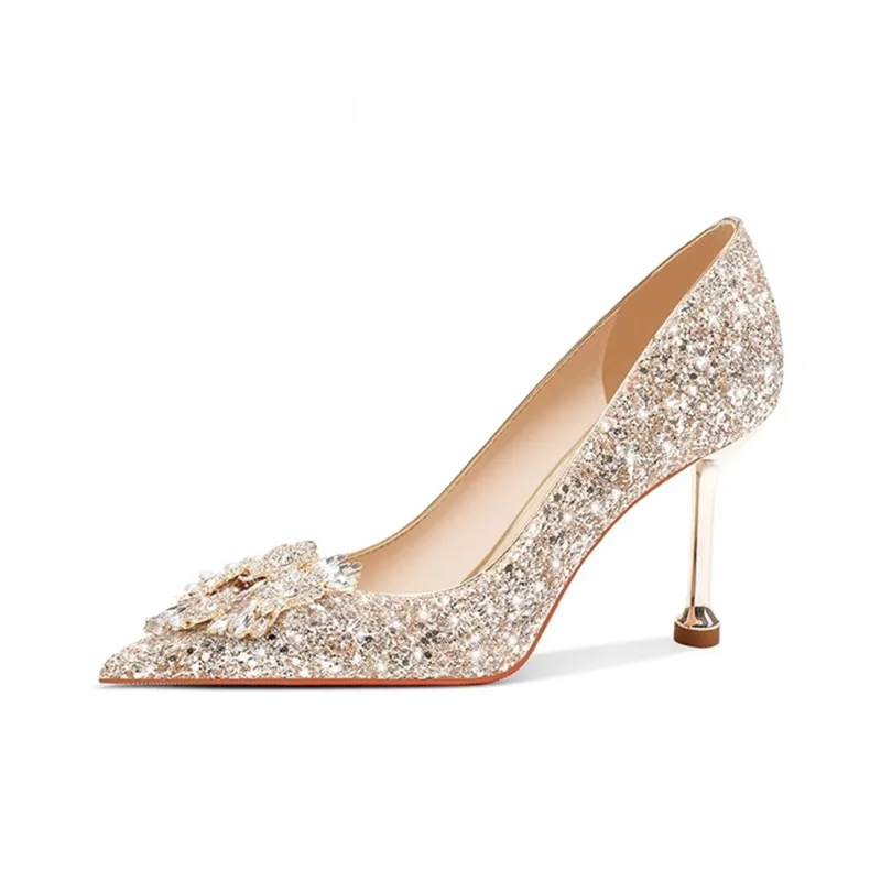 Take The Qin Slim Heel High Heels 6cm Women's-12