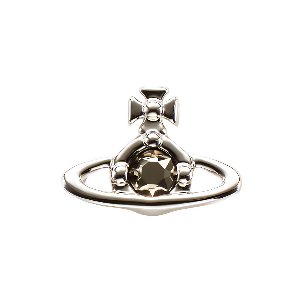 ★Vivienne Westwood★ [Domestic] Vivienne Westwood Single Pi Vivienne Westwood Brass Earrings Unisex Silver Single - POIZON