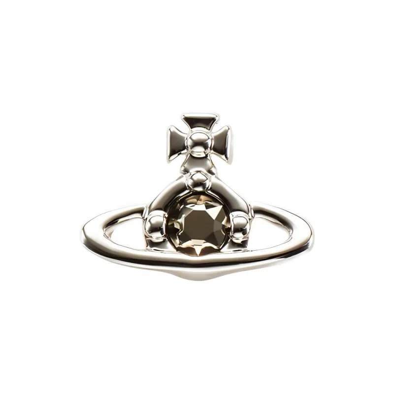 Vivienne Westwood Brass Earrings Unisex Silver, Single-0