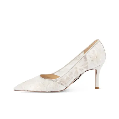 7or9 White Magnolia High Heels 7cm Women's White