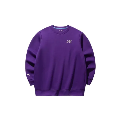 Anta Basketball Collection Sweatshirt Men's Daylily Purple