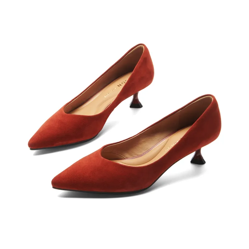 PT'SON Slim Heel High Heels 4.8cm Women's-8