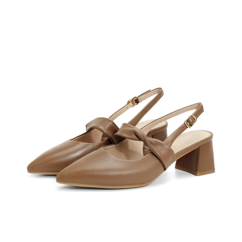 Senda Chunky Heel High Heels 5cm Women's-13