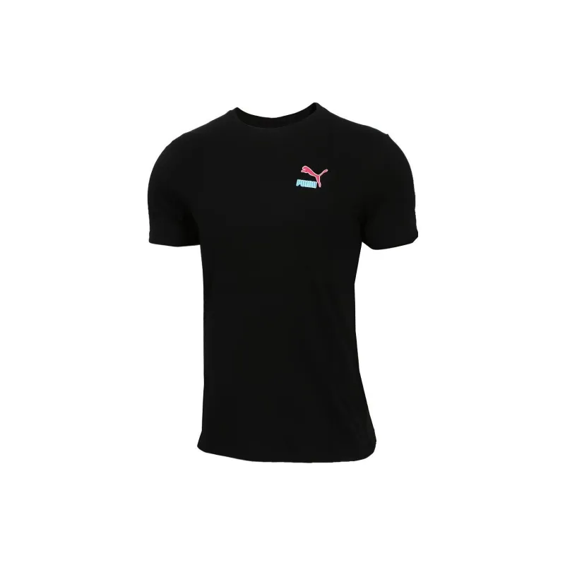 PUMA T Shirts Men Black-1