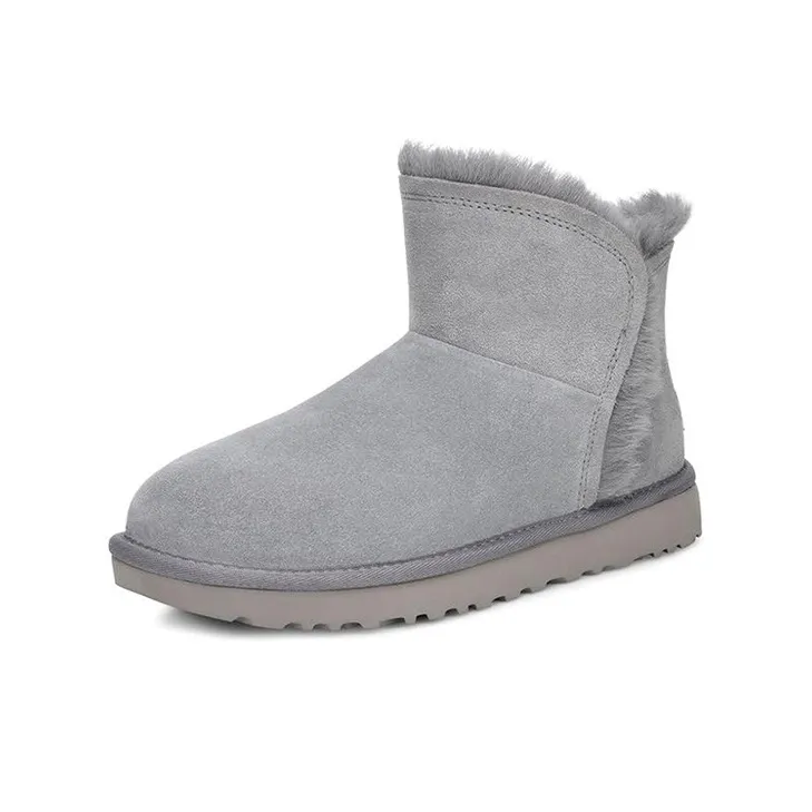 UGG Classic Mini Fluff High Low 'Blue Grey' Women's-2