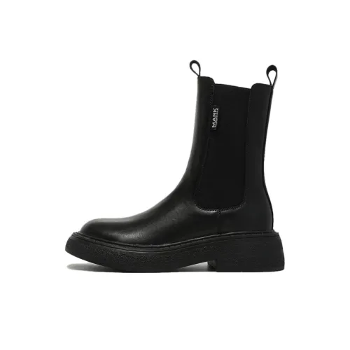FAIRWHALE Ankle Boots Women's Pure Black