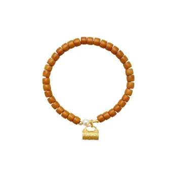 Phoenisess Olive Pit Bracelets Unisex