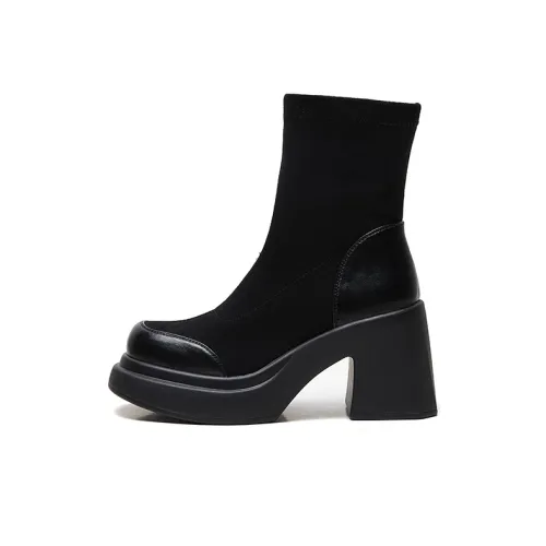 ACESC Ankle Boots 8.5cm Women's Black
