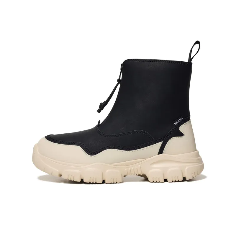 SHAKA TREK ZIP BOOTIE AT Ankle Boots Unisex Linen Black-0